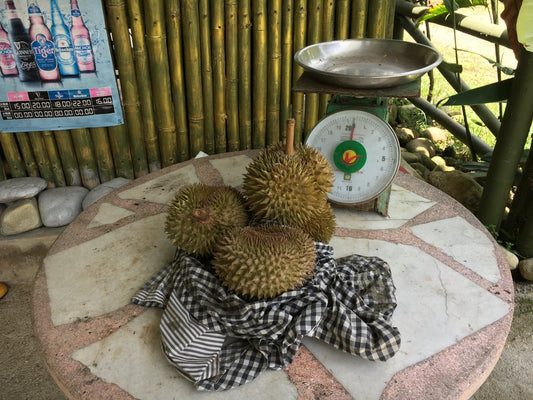 旬を迎える果物の王様、ドリアン