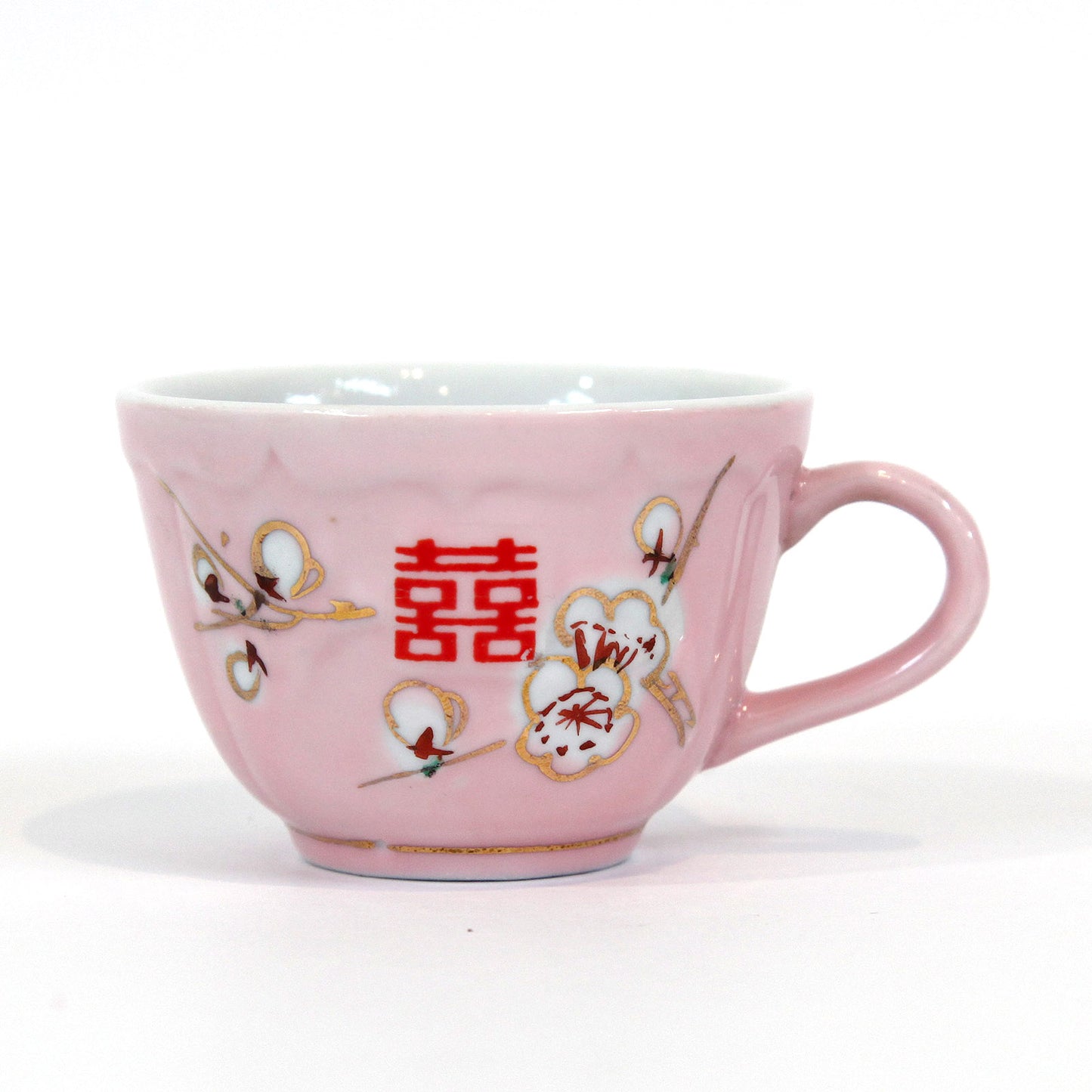 ダブルハピネスお茶セット|皿・茶壺・カップ4個付き