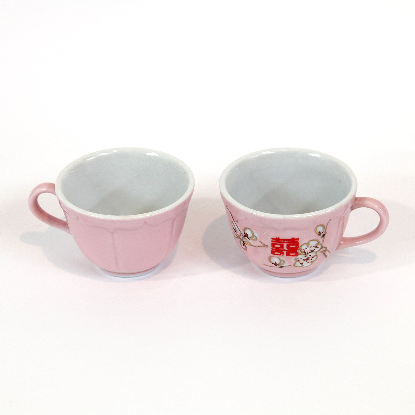 ダブルハピネスお茶セット|皿・茶壺・カップ4個付き
