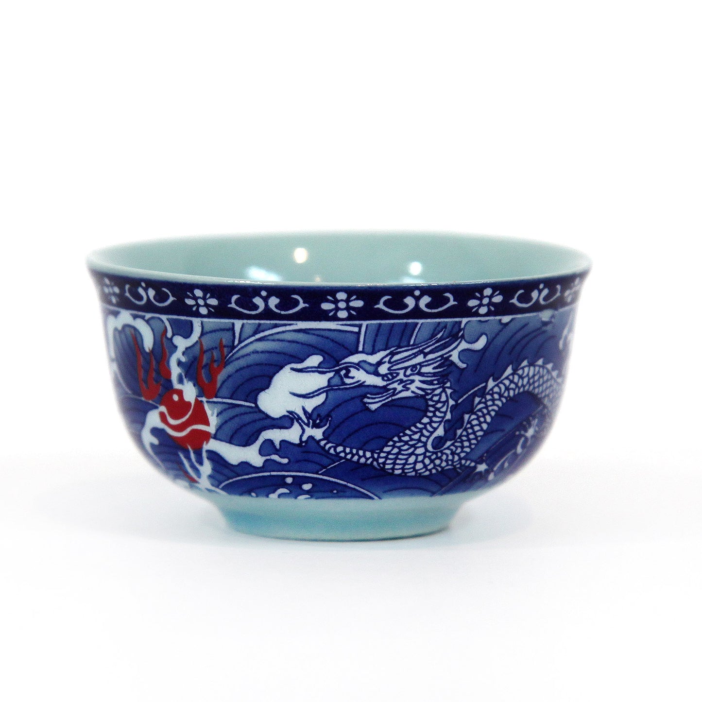 龍柄 急須、茶海&茶杯(8個)セット