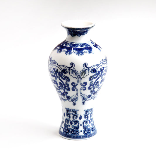 花瓶(青花磁器)