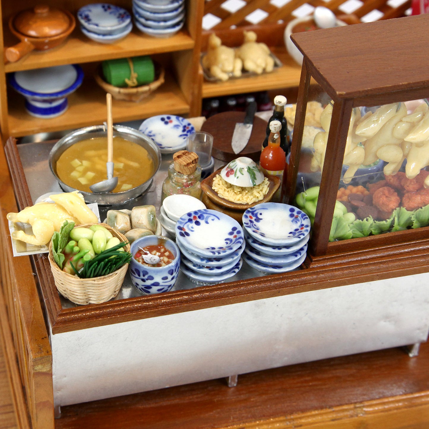 ミニチュア・料理店セット