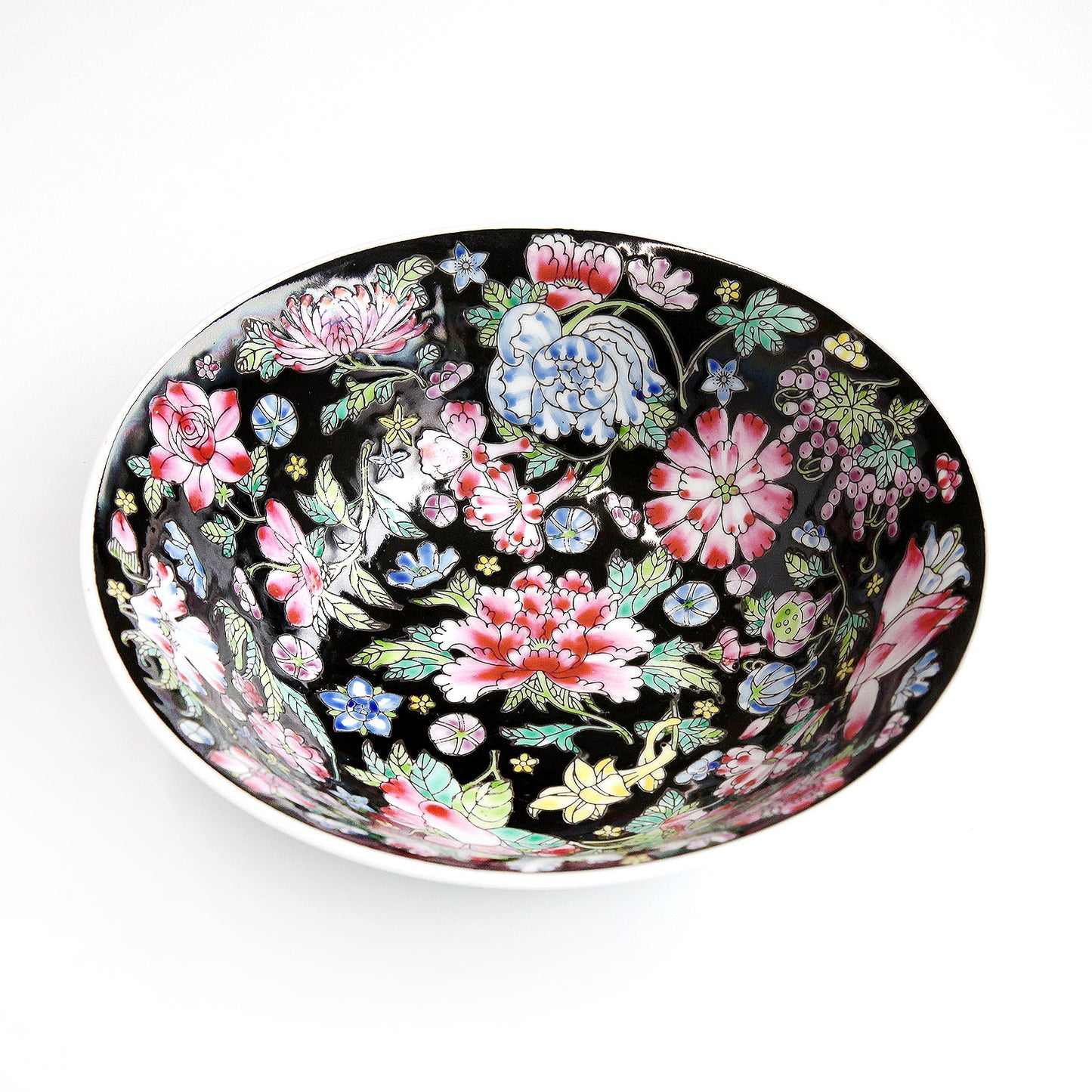 茶碗・牡丹や菊の花柄