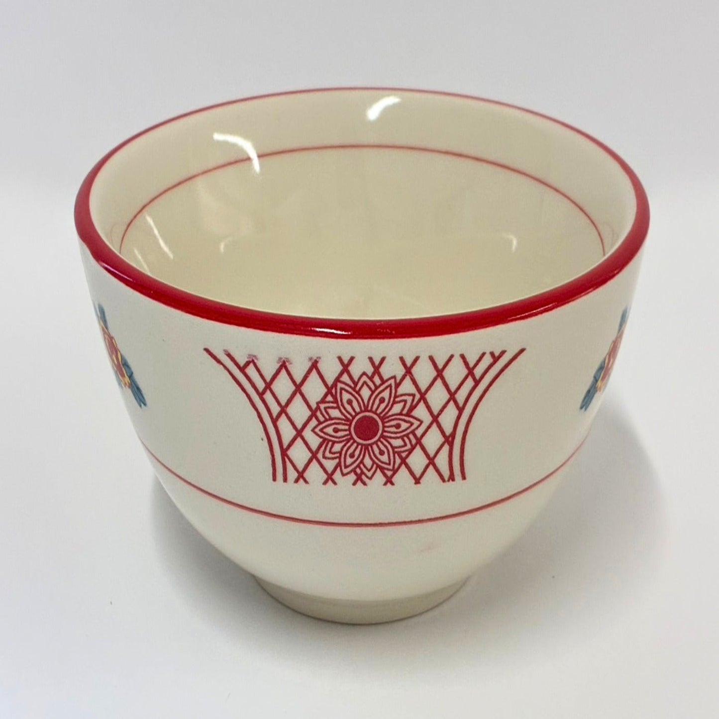 囍（ダブルハピネス）柄 中華食器 4点セット