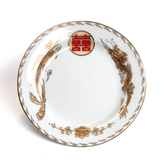 白磁｜龍と鳳凰、ダブルハピネス
