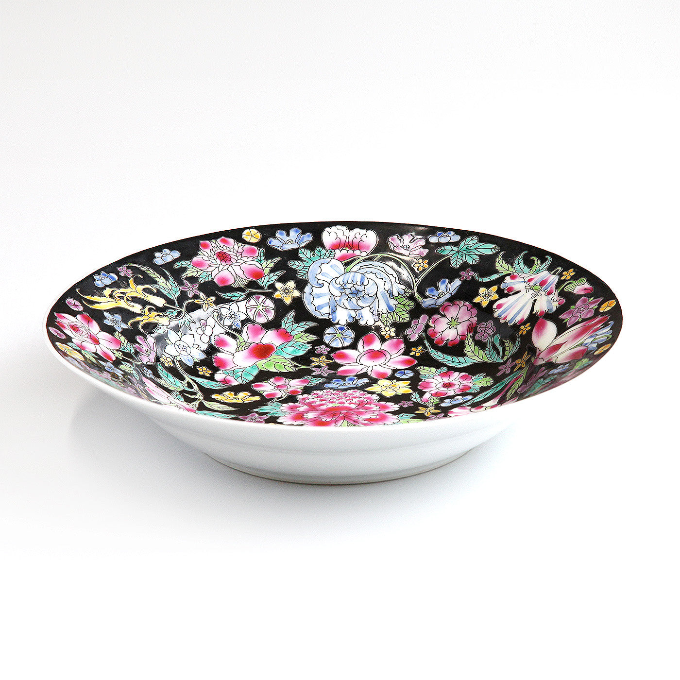 絵皿・牡丹、菊、バラ