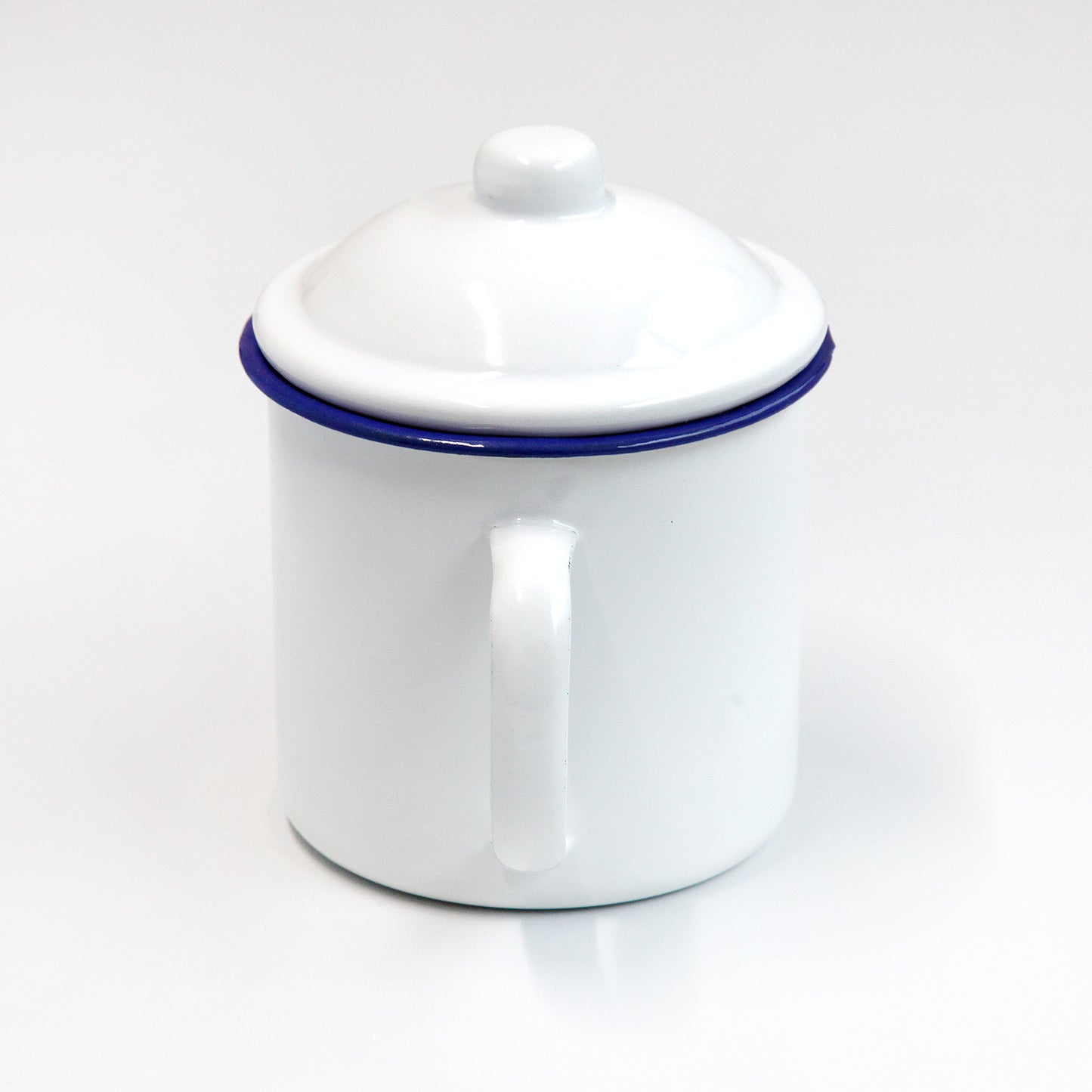 ホーローマグカップ 蓋付（黄色いバラとダブルハピネス）