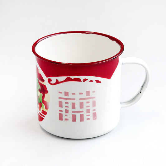 ホーローマグカップ ・ダブルハピネス