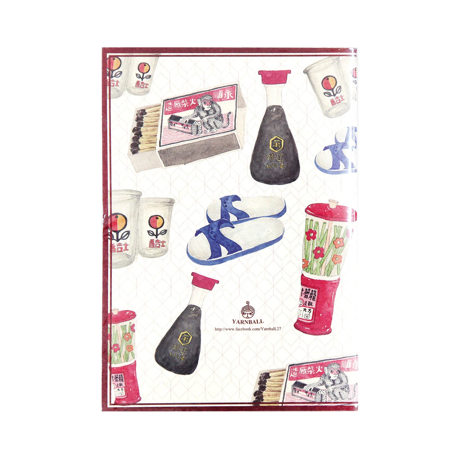 台湾製レトロ柄ノート（ドット）