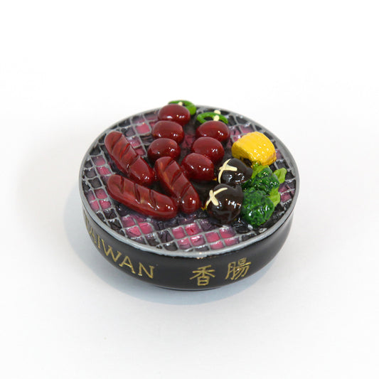 レトロなミニチュアマグネット｜BBQ