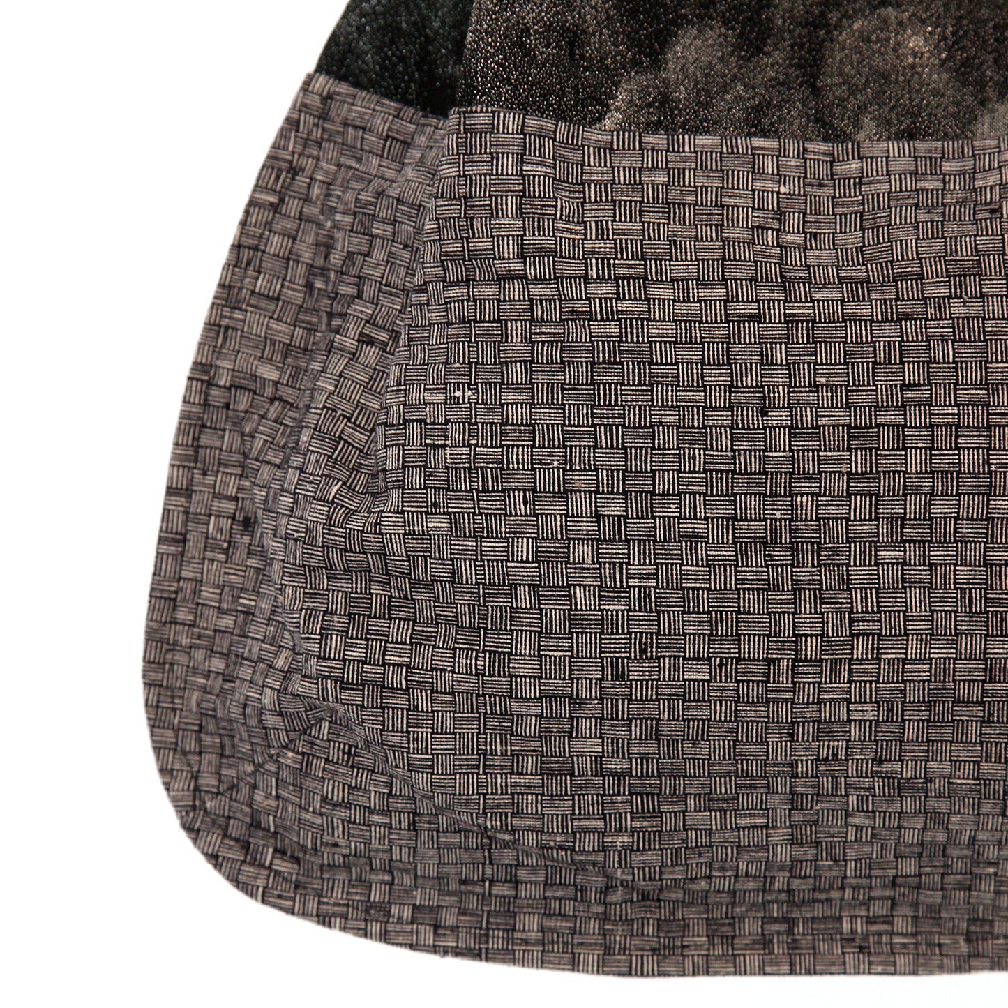 【チャイトロオリジナル】布バッグ｜ブラック＆シルバー